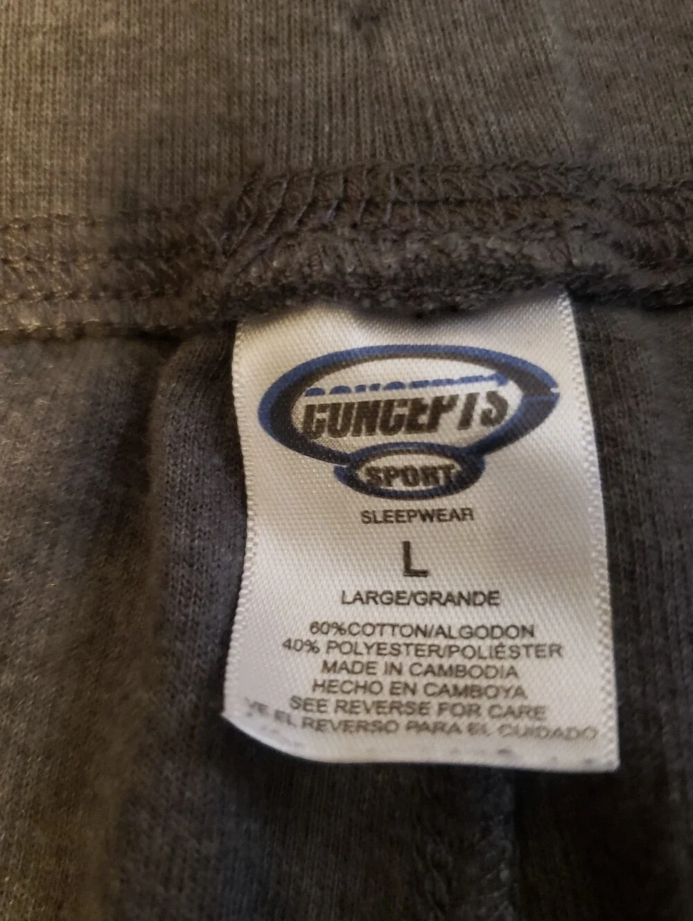Concepts Sport Vintage UK Wildcats Unisex Blue Gray Wide Leg Lounge Pants L/XL